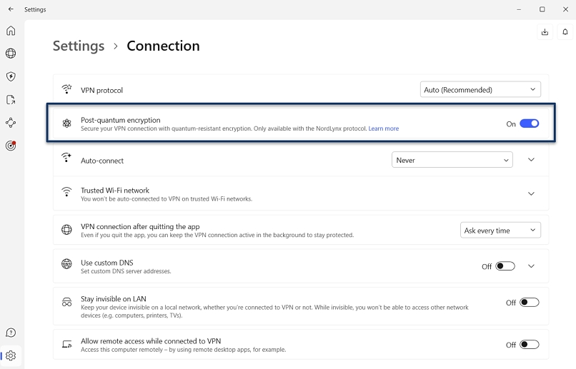 NordVPN Expands Post-Quantum Encryption to All Major Apps